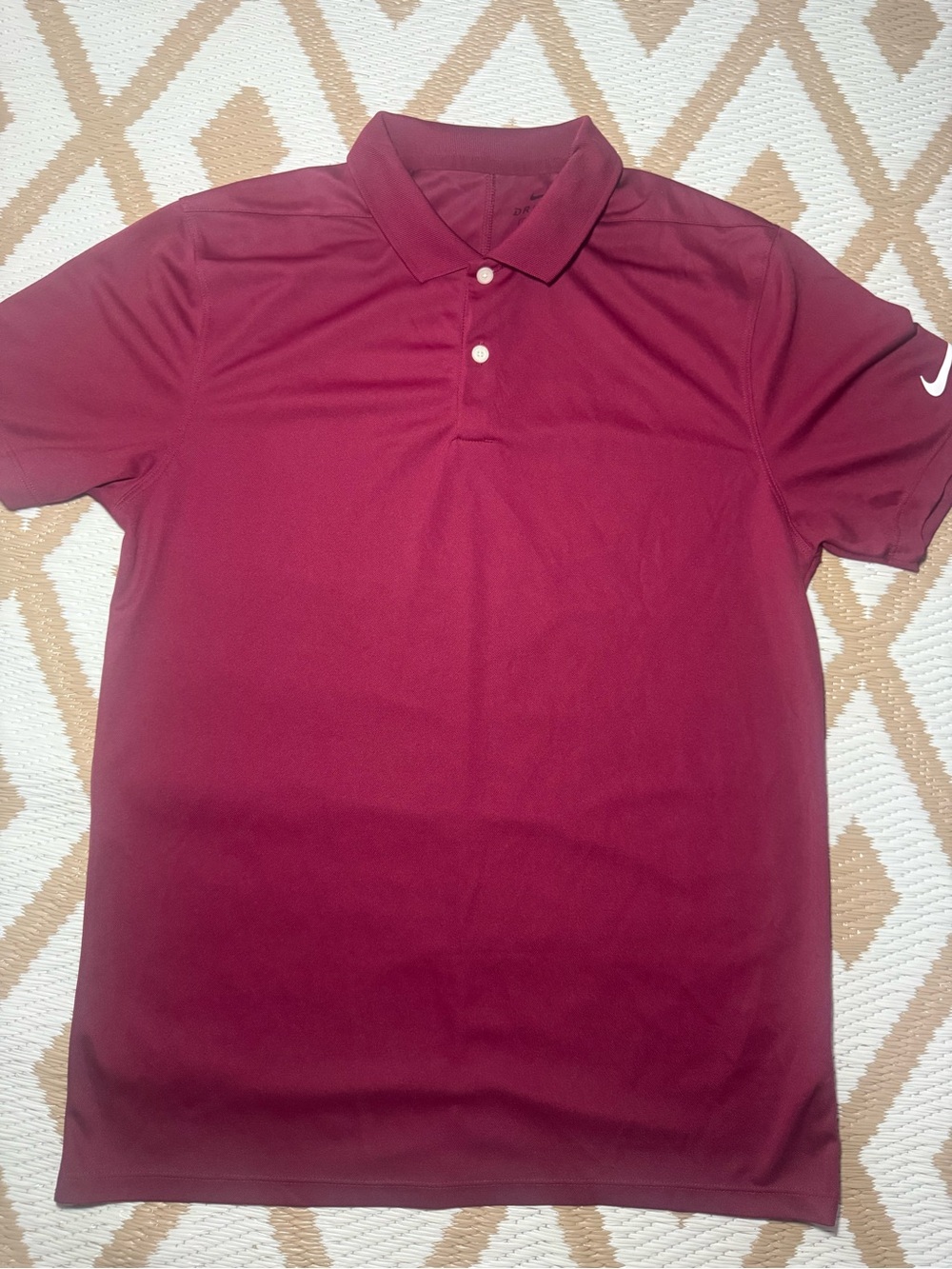 Nike Men's Burgundy Performance Polo Shirt
